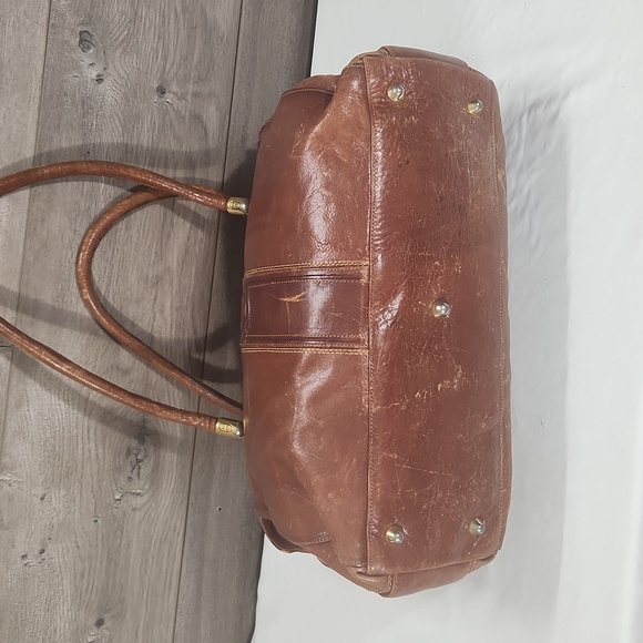Marino Orlandi Brown Italian Leather Shoulder Bag - Picture 7 of 12